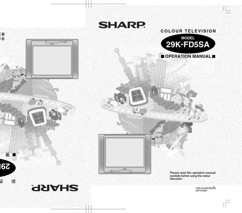 Sharp 29K-FD5SA User manual