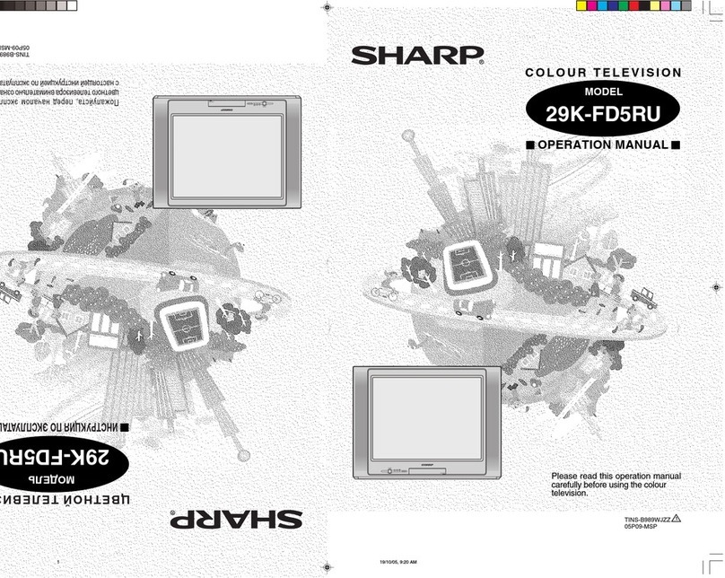 Sharp 29K-FD5RU User manual