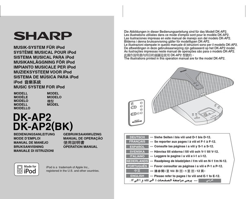 Sharp DK-AP2 Operation manual