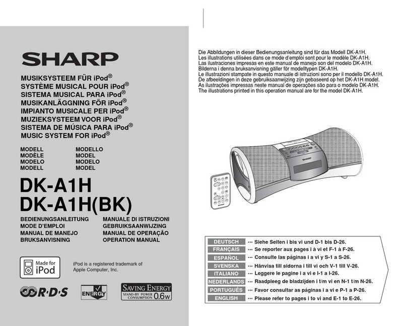 Sharp DK-A1H User manual