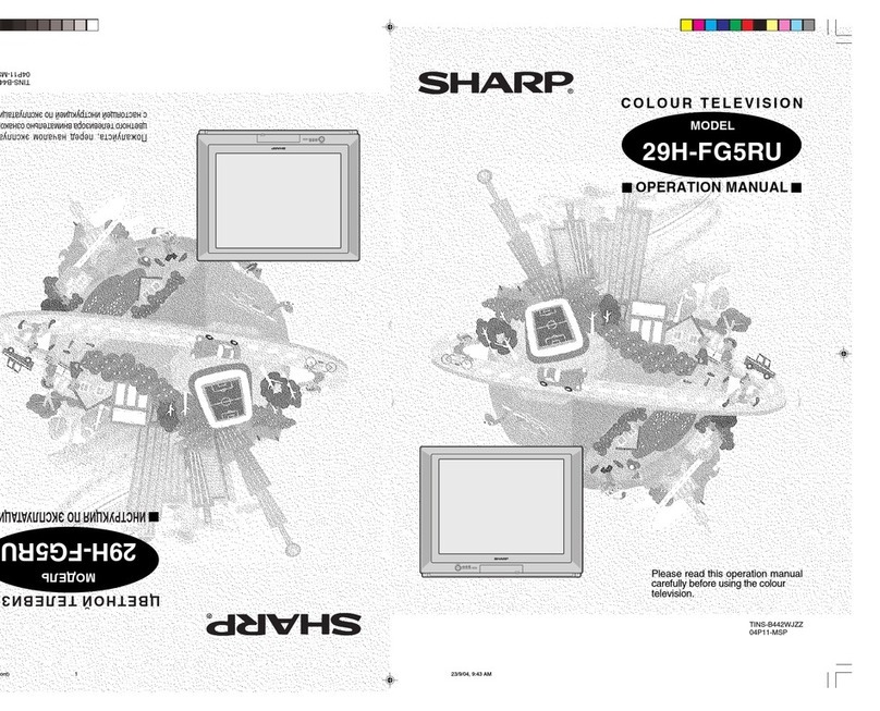 Sharp 29H-FG5RU User manual