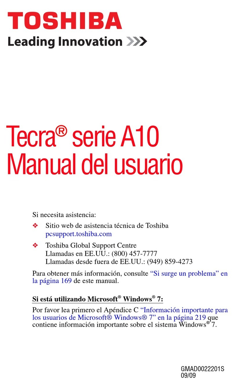 Toshiba Tecra M10-SP5922C Manual Del Usuario