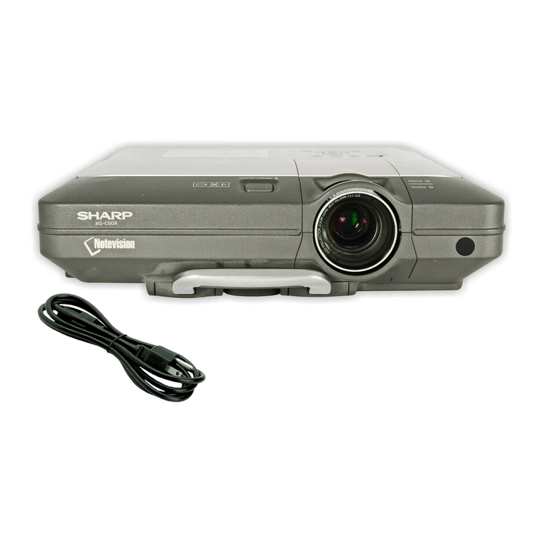 Sharp Notevision XG-C50X User manual