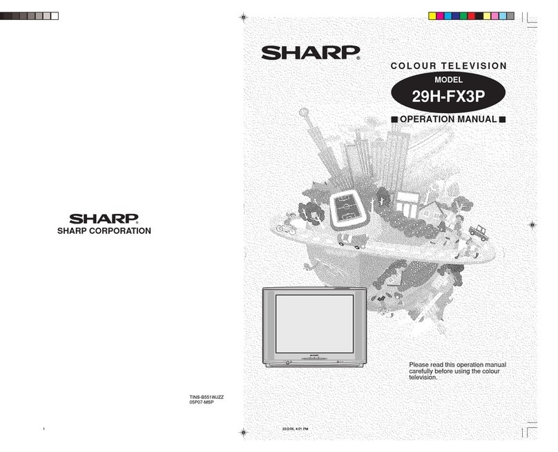 Sharp 29H-FX3P User manual