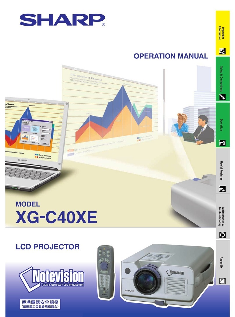Sharp Notevision XG-C40XE User manual