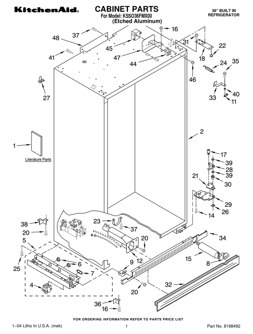 KitchenAid KSSO36FMX00 User manual KitchenAid KSSO36FMX00 User manual