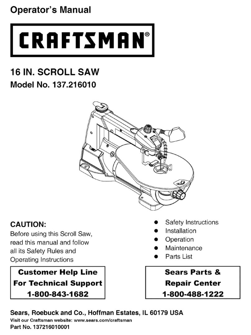 Craftsman 137.216010 User manual