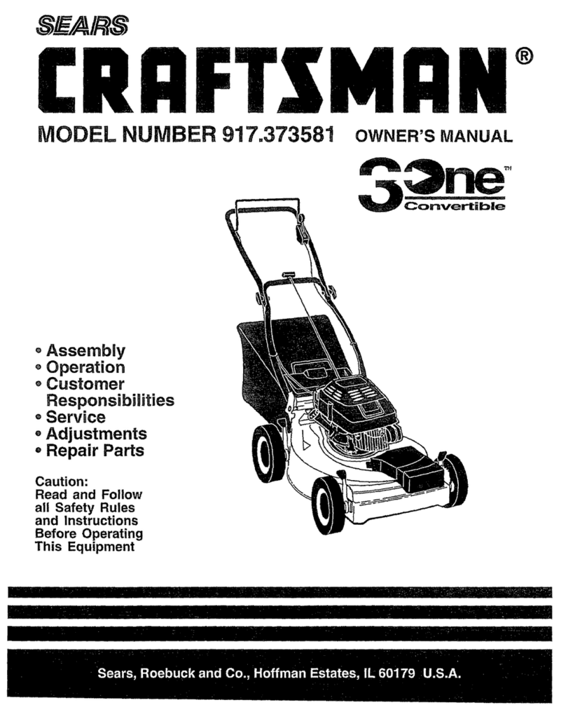 Craftsman 3One 917.373581 User manual