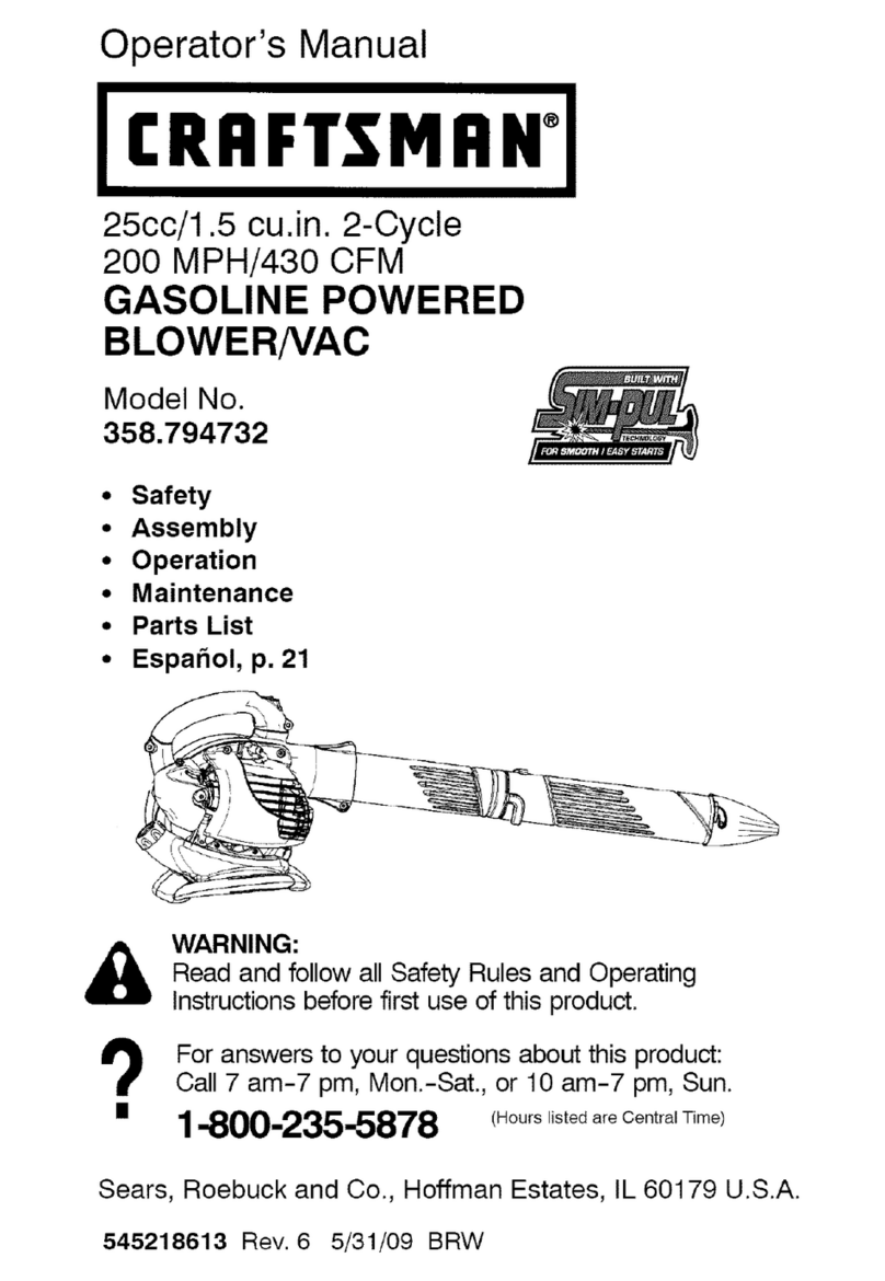 Craftsman 358.794732 User manual Craftsman 358.794732 User manual