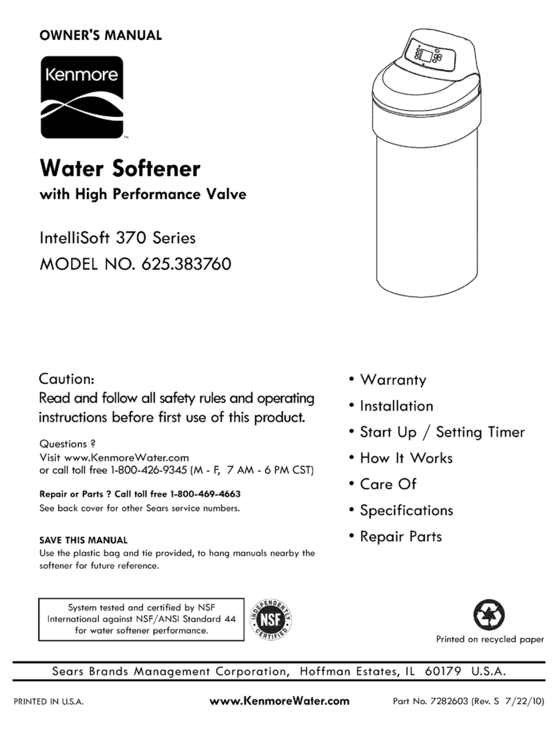 Kenmore IntelliSoft 370 Series User manual