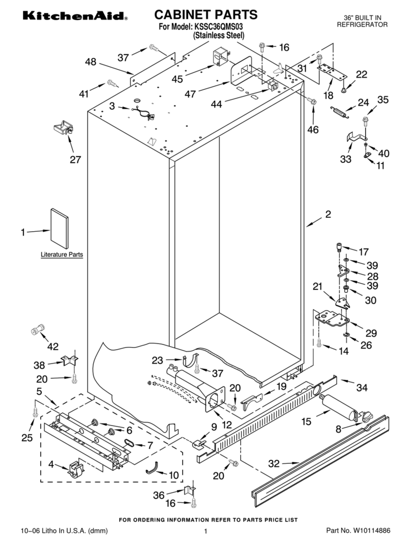 KitchenAid KSSC36QMS03 User manual