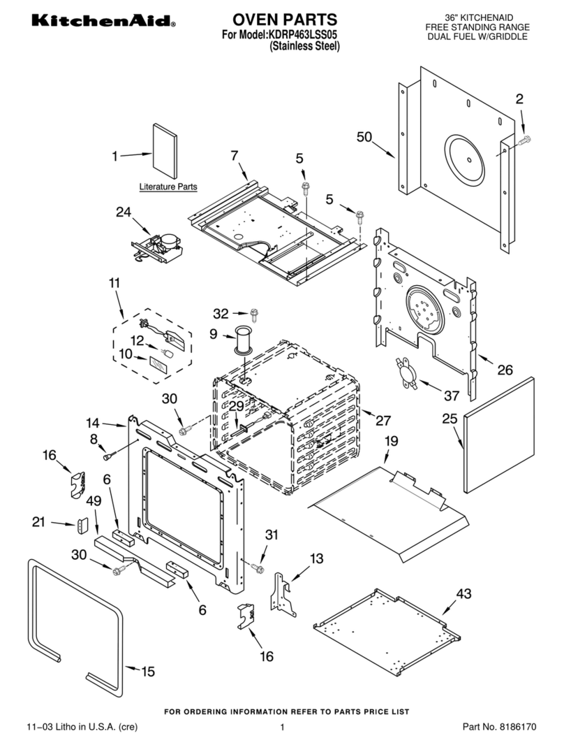 KitchenAid KDRP463LSS05 User manual