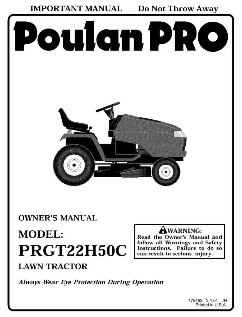Poulan Pro PRGT22H50C owner's manual