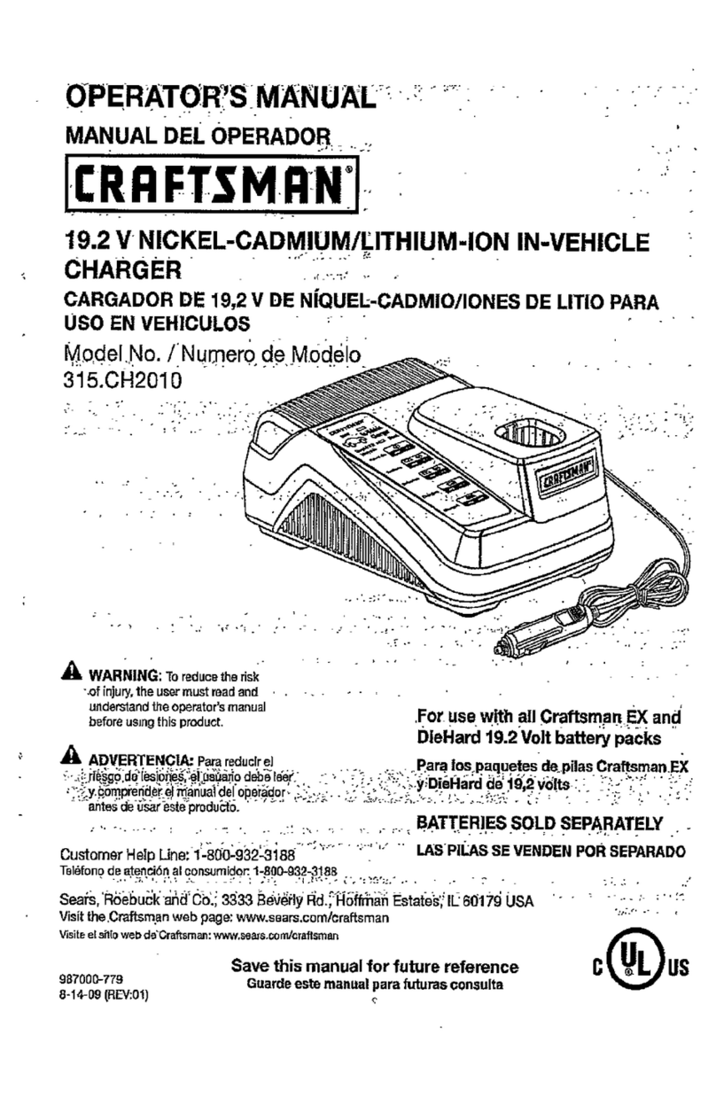 Craftsman 315.CH2010 Operator's manual