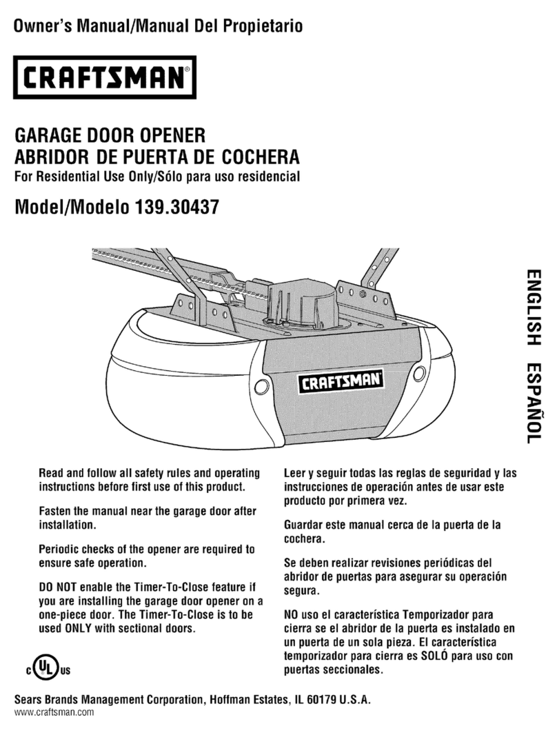 Craftsman 139.30437 owner's manual
