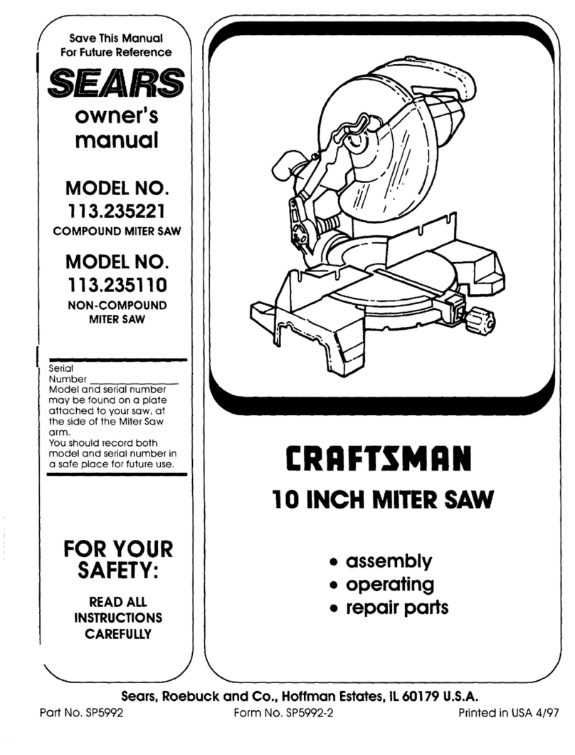 Craftsman 113.235110 owner's manual