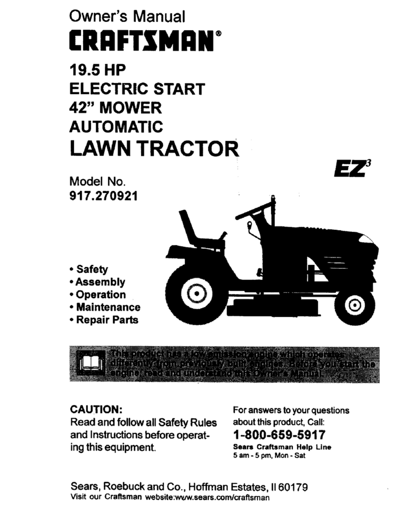 Craftsman EZ3 917.270921 User manual