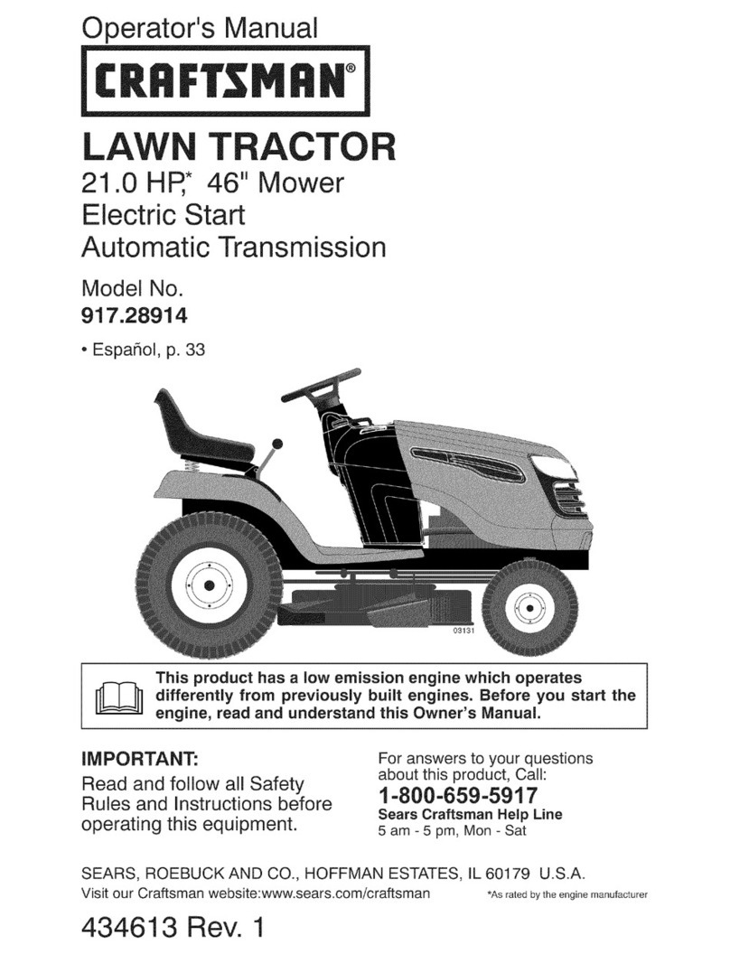 Craftsman 917.28914 Operator's manual