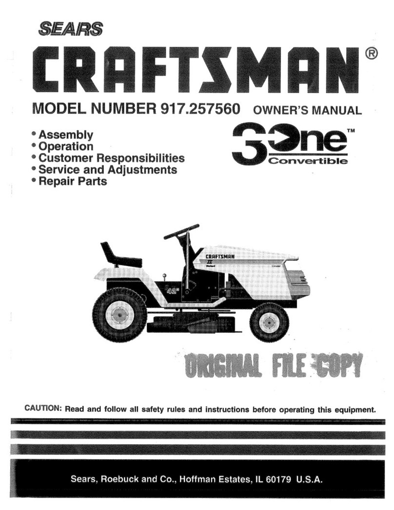 Craftsman 3One 917.257560 User manual