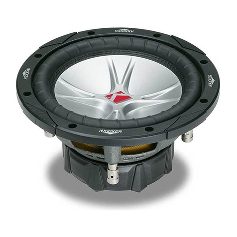 Kicker CompVR User manual