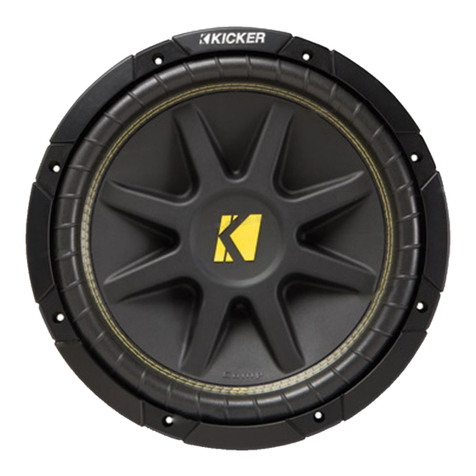 Kicker CompVR C18d User manual