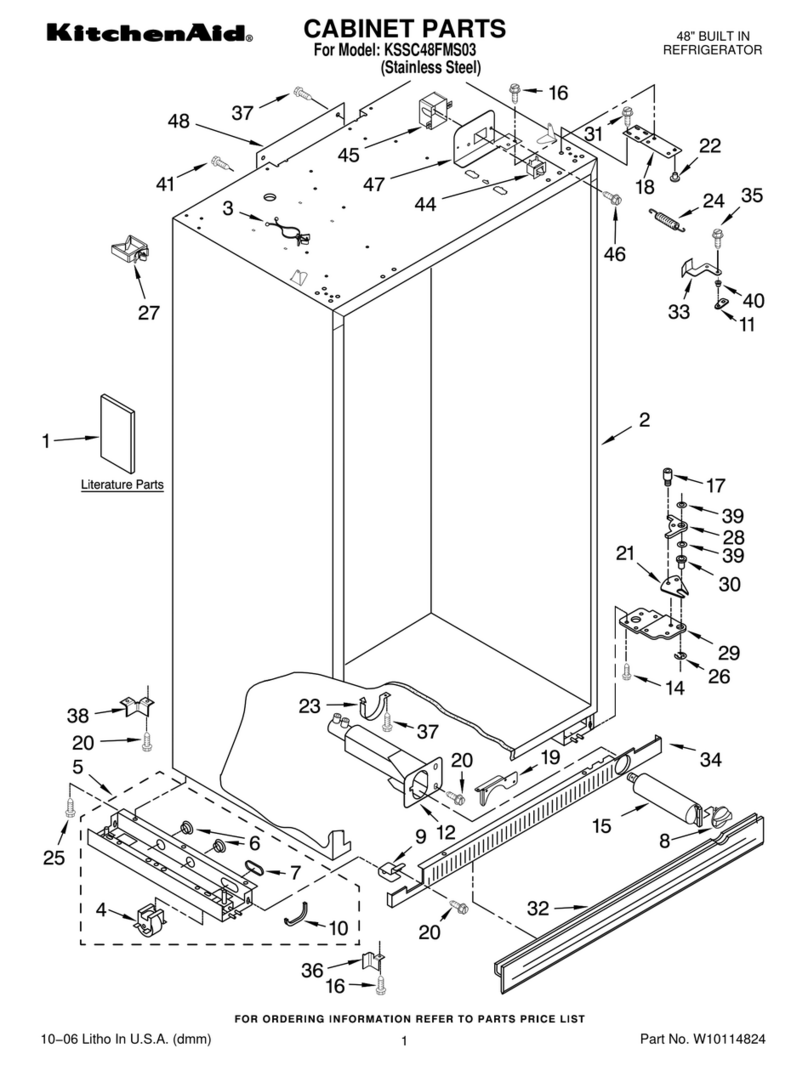 KitchenAid KSSC48FMS03 User manual