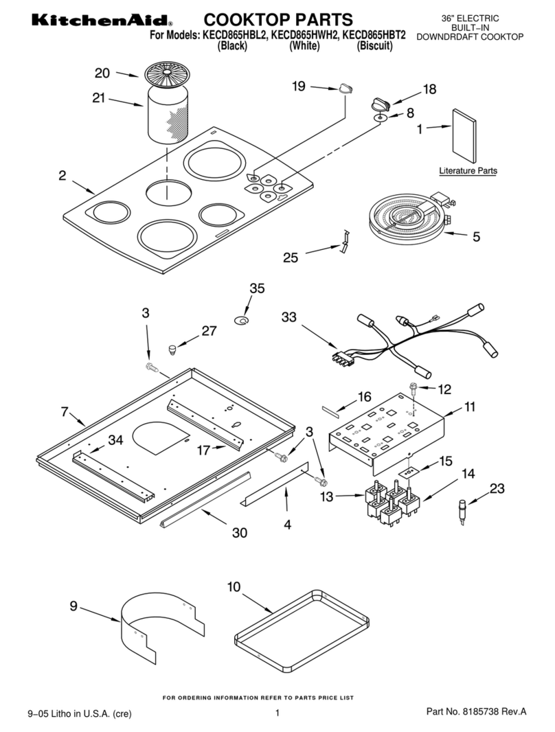 KitchenAid KECD865HBL2 User manual