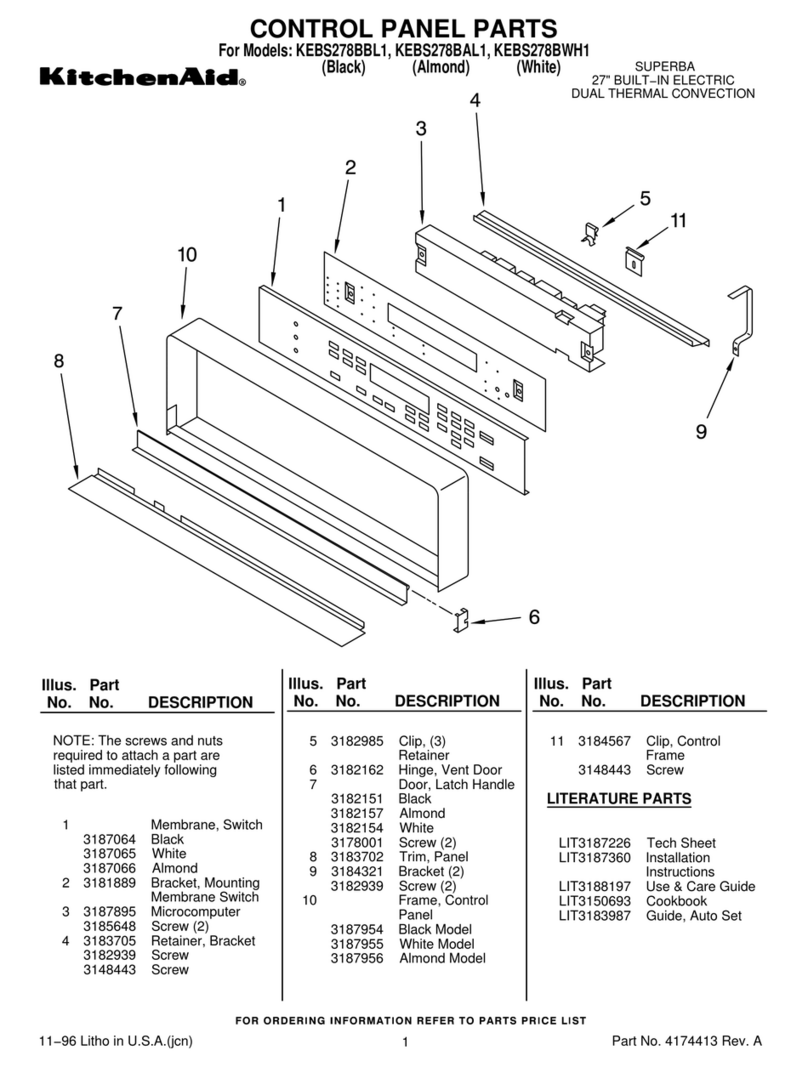 KitchenAid KEBS278BAL1 User manual
