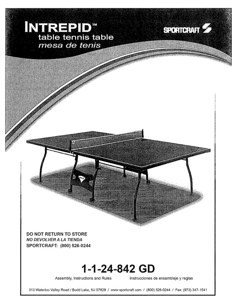 Sportcraft Intrepid 1-1-24-842GD Assembly and User guide