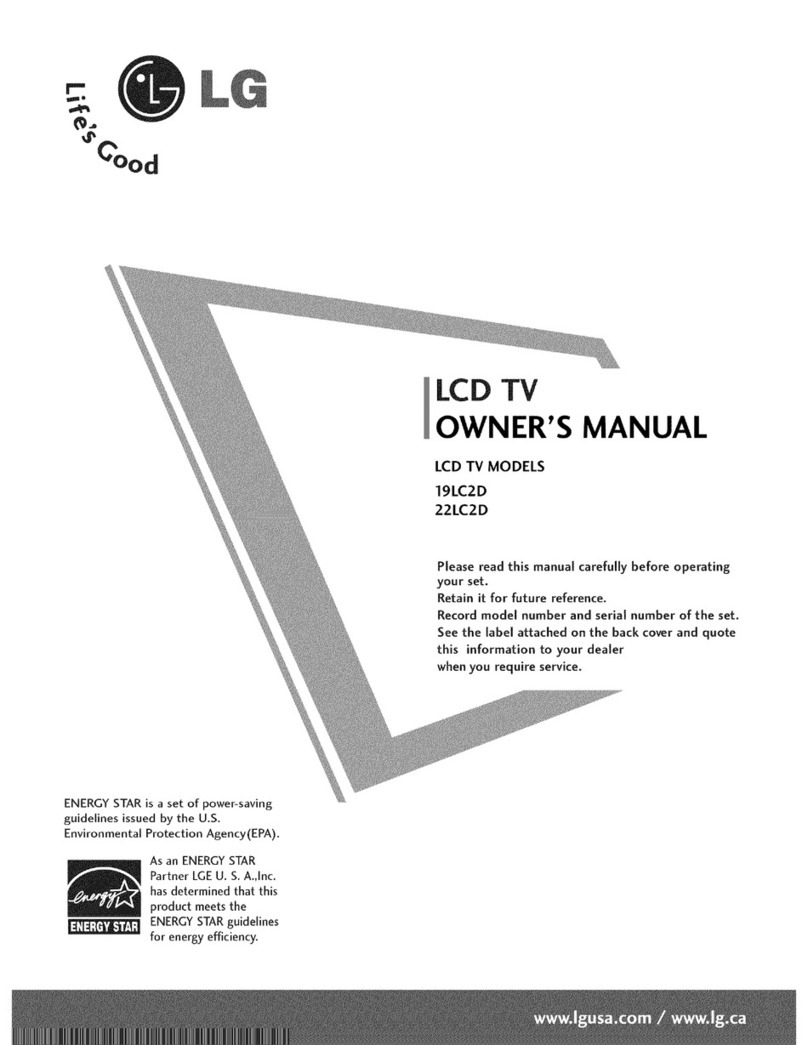 LG 19LC2D User manual