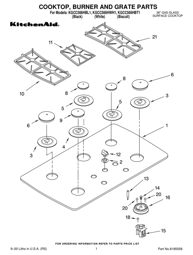 KitchenAid KGCC566HBL1 User manual KitchenAid KGCC566HBL1 User manual