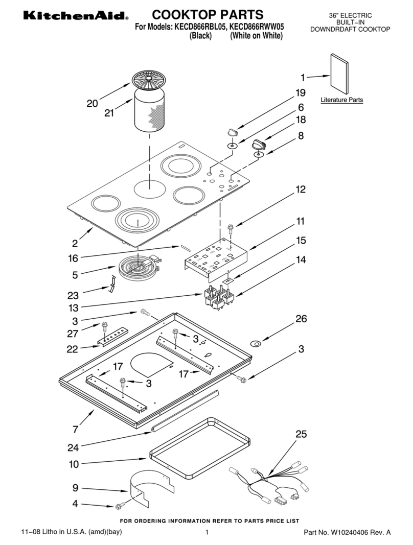 KitchenAid KECD866RBL05 User manual