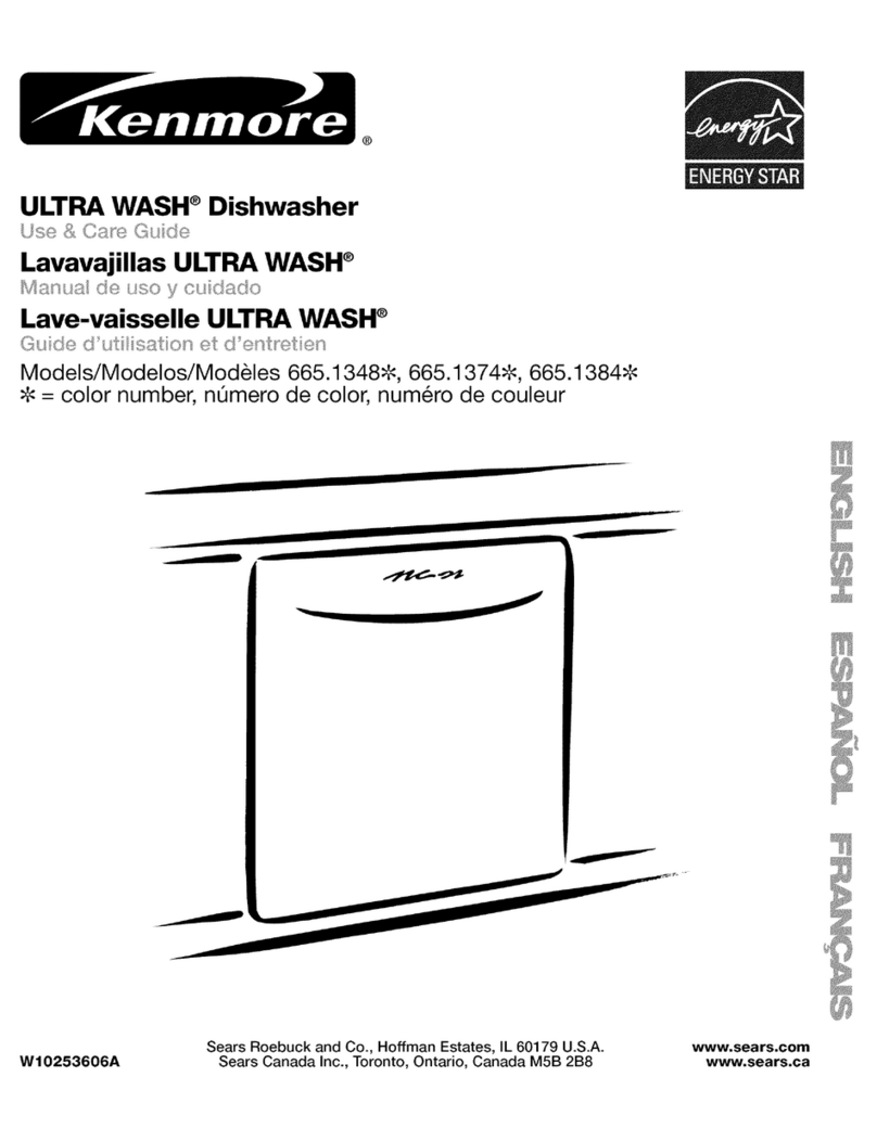 Kenmore ULTRA WASH 665.13485 Use & care guide