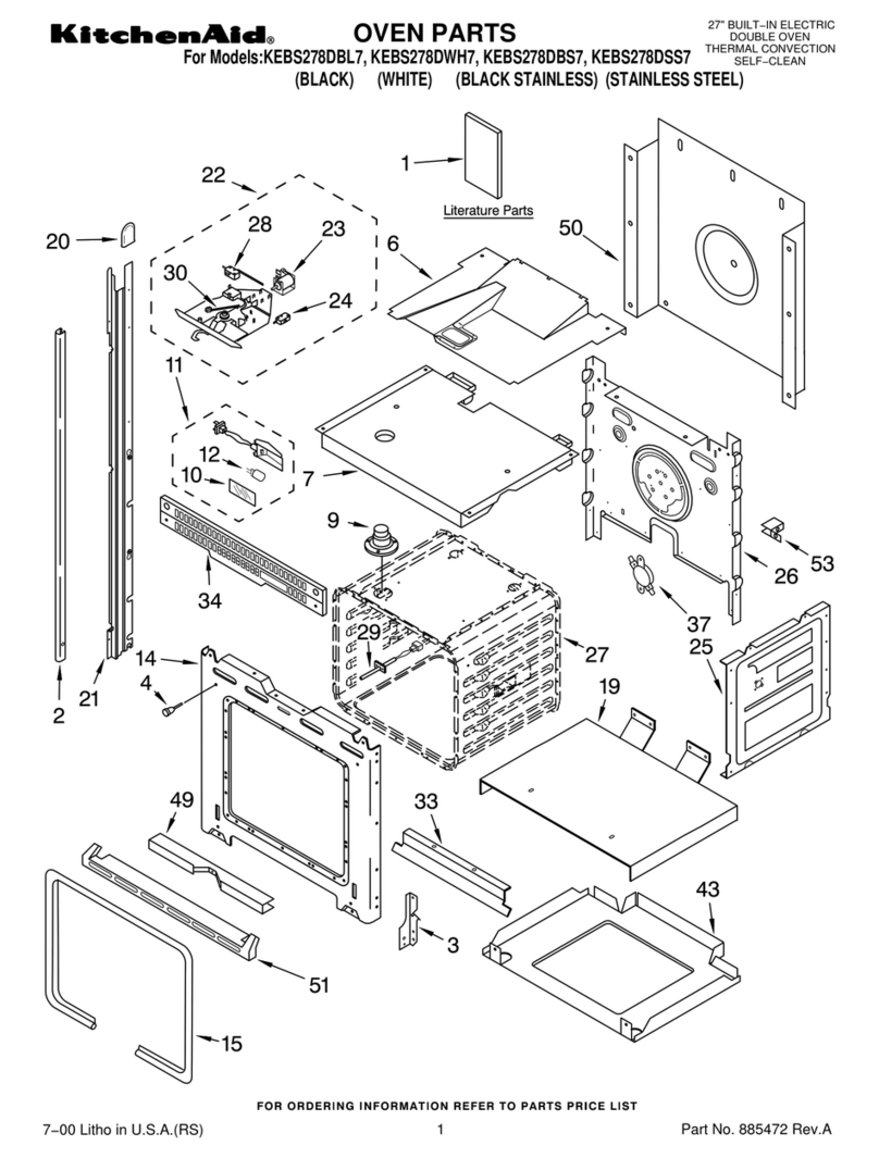 KitchenAid KEBS278DBL7 parts list