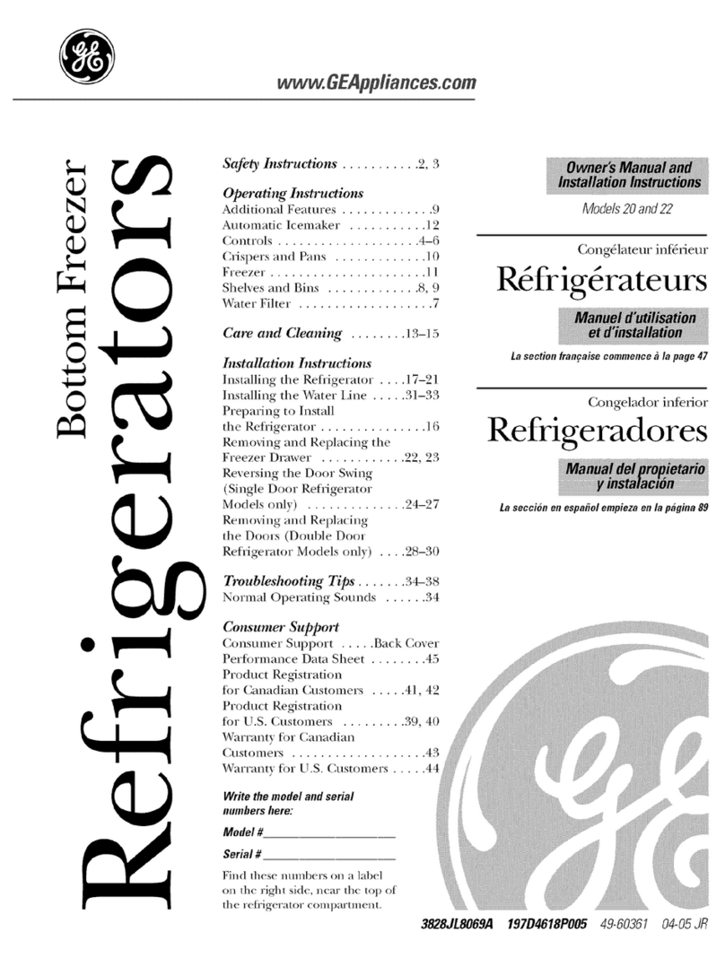 GE 20 Operating instructions