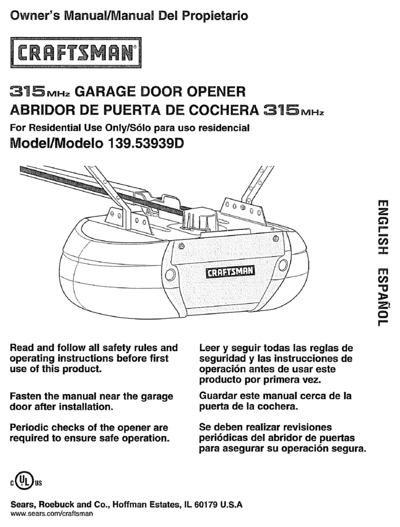 Craftsman 139.53939D owner's manual Craftsman 139.53939D owner's manual