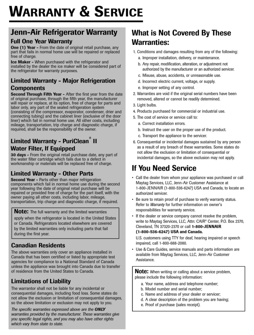 Jenn-Air JBL2088HES User manual