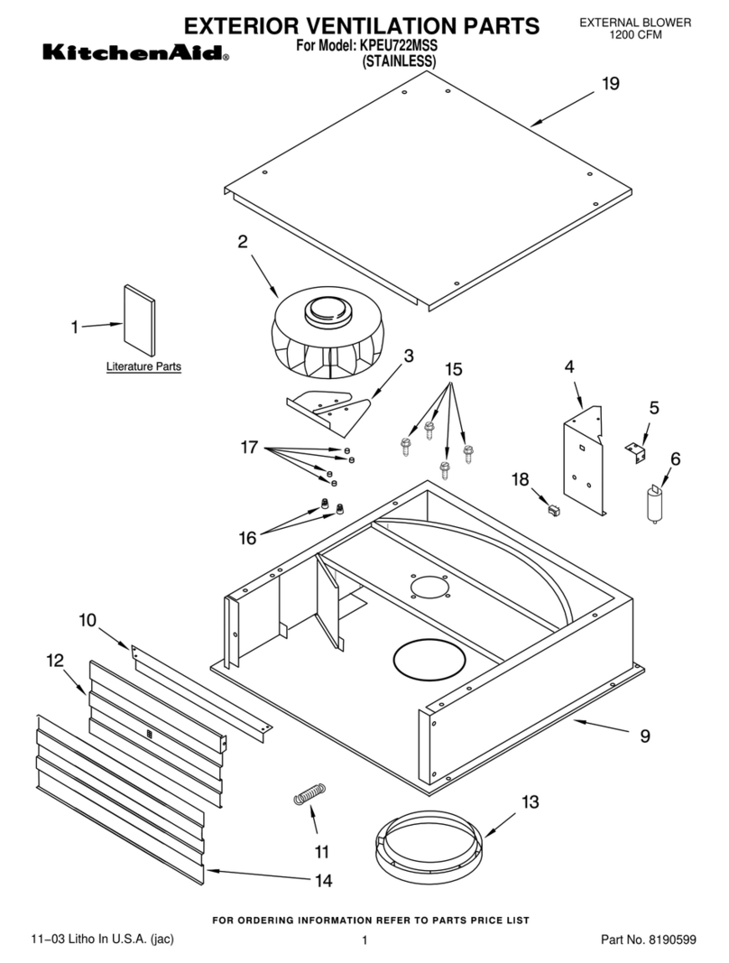 KitchenAid KPEU722MSS User manual