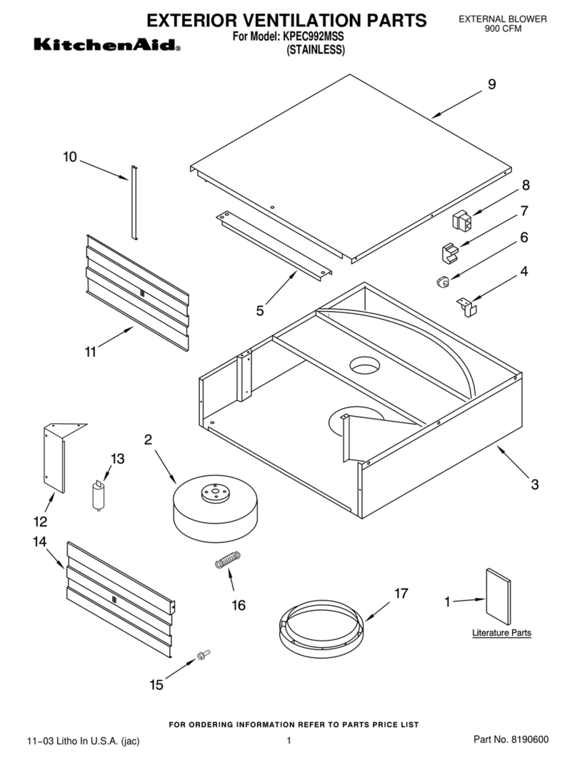 KitchenAid KPEC992MSS User manual
