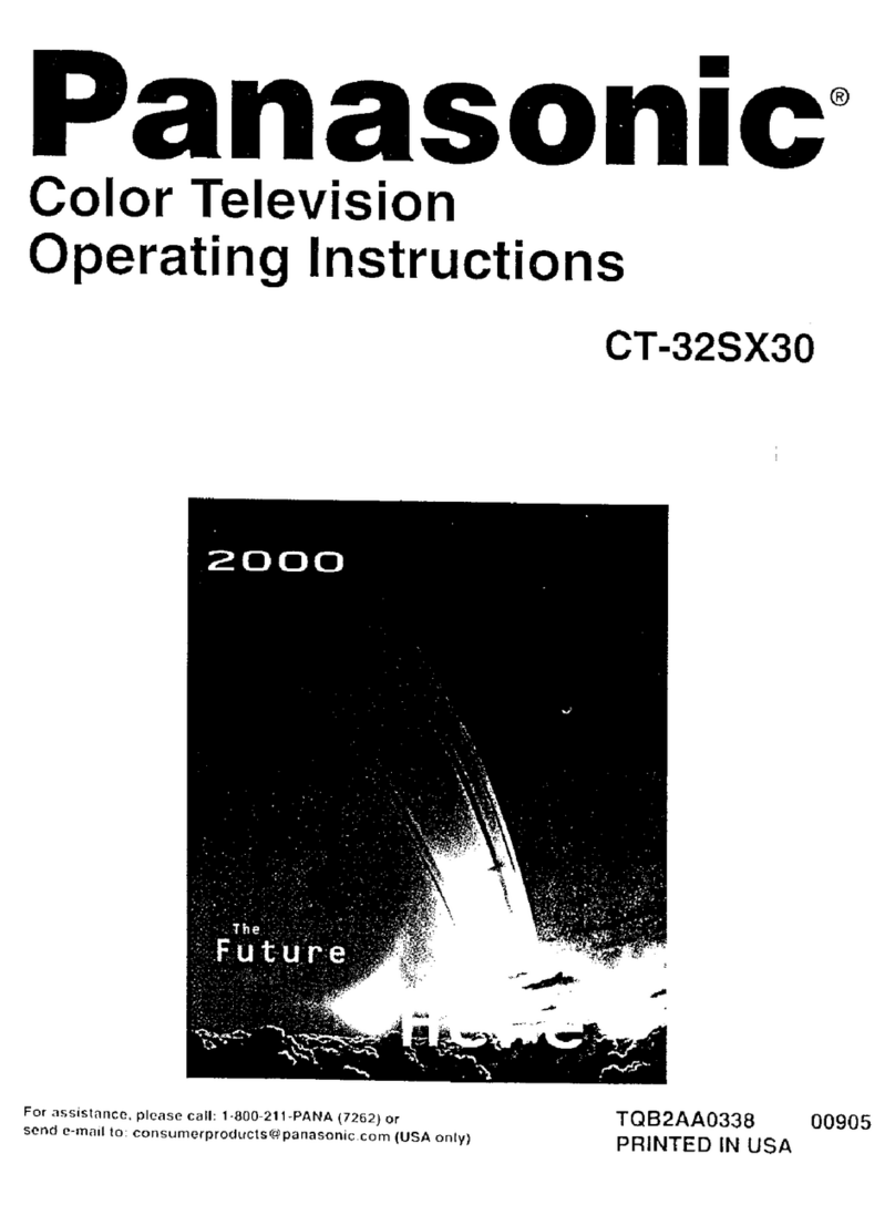 Panasonic CT-32SX30 User manual