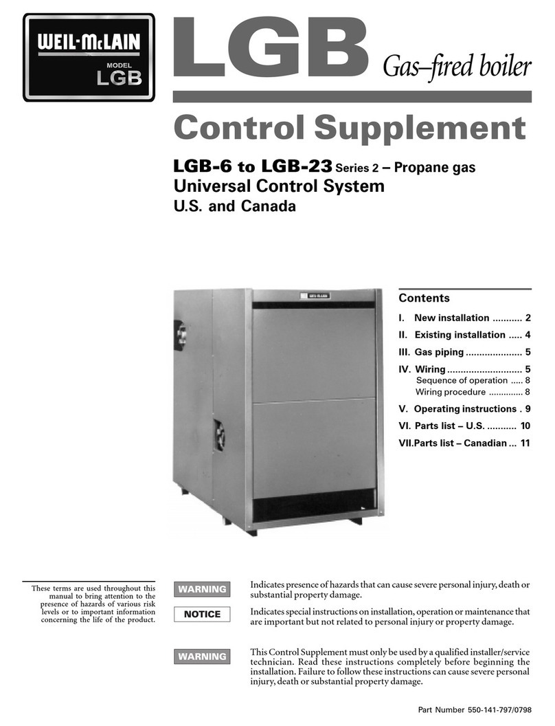 Weil-McLain LGB-6 Control supplement