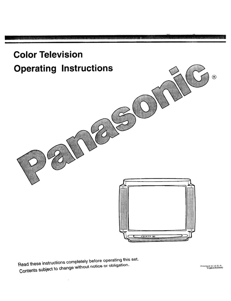 Panasonic CT-31G10 operating instructions