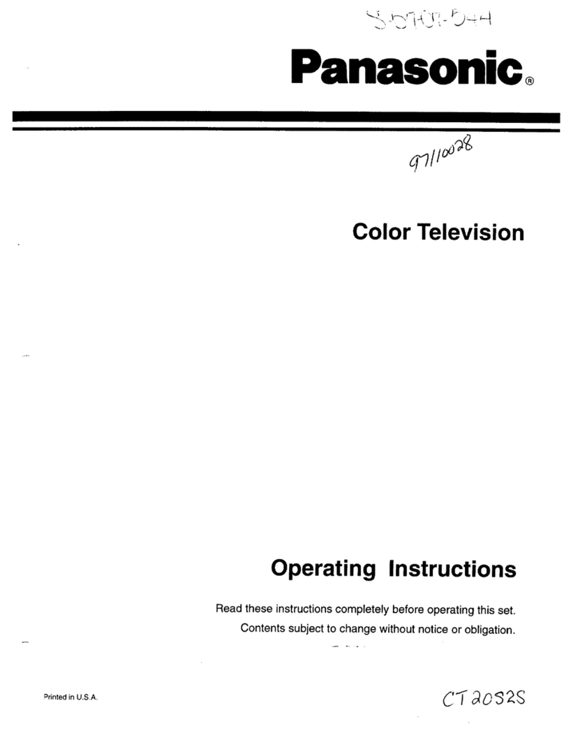 Panasonic CT-20S2S operating instructions