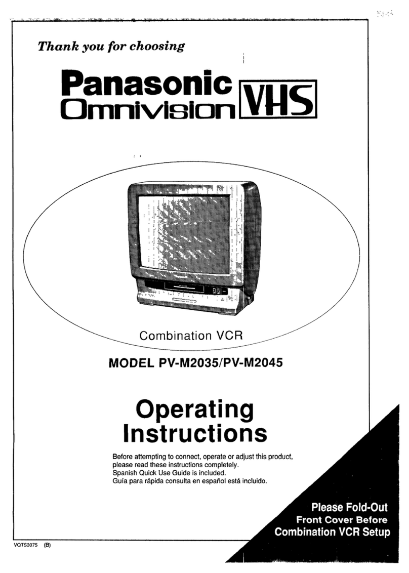 Panasonic Omnivision VHS PV-M2035 User manual