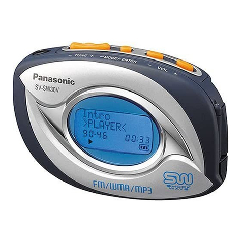 Panasonic SV-SW20V User manual