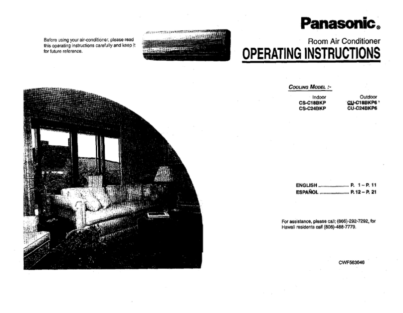 Panasonic CS-C18B KP User manual