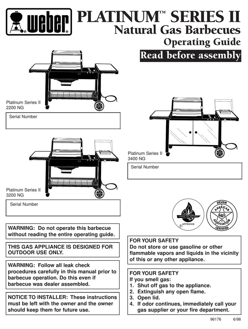 Weber PLATINUM SERIES II User manual