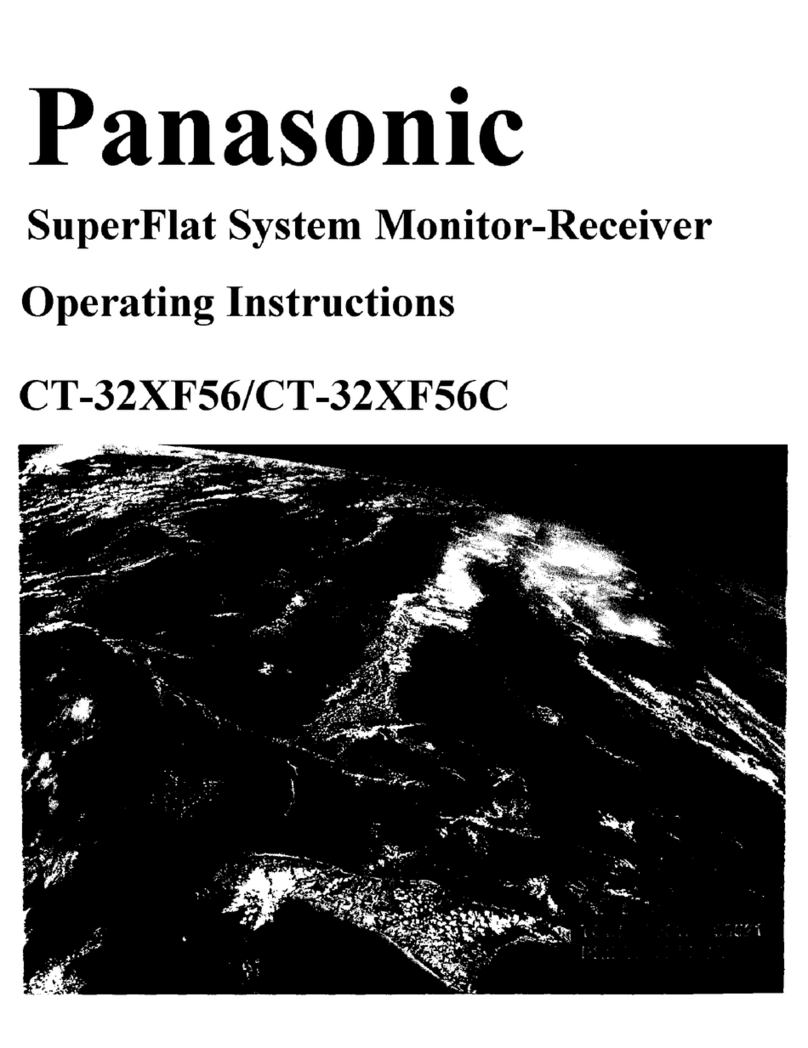Panasonic GAOO CT-32XF56C operating instructions