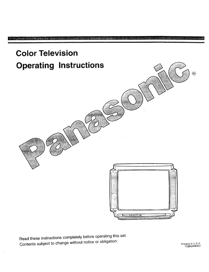 Panasonic CT-27G30CT operating instructions