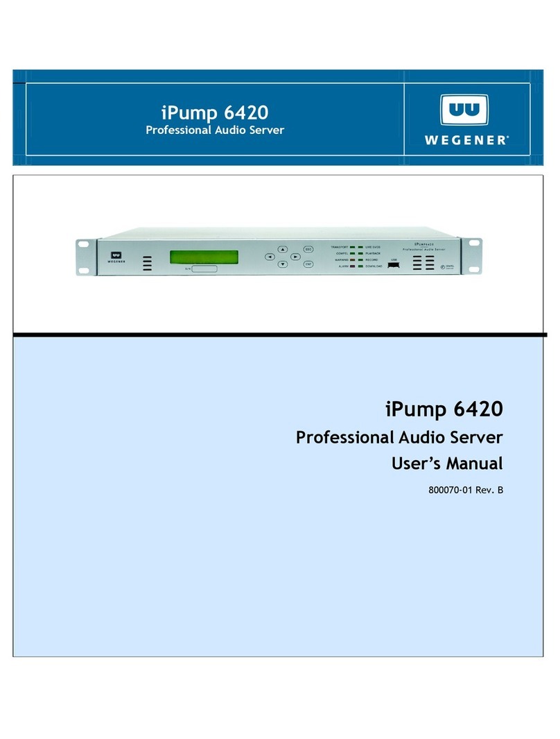 Wegener iPump 6420 user manual